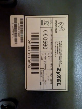 Router y decodificador Movistar