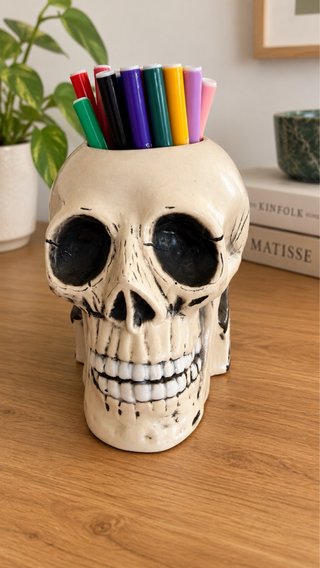 Portalápices Calavera