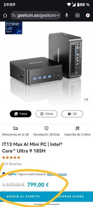 Mini PC - Geekom IT13 MAX (Intel core 9)