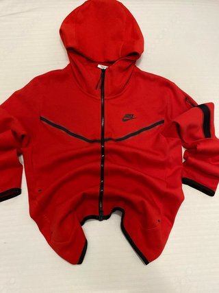 Nike Tech Fleece Hoodie Rojo