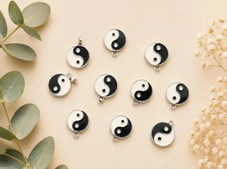 7 colgantes Yin Yang/