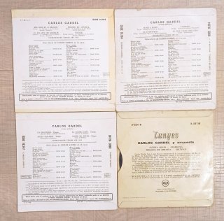 Carlos Gardel 45 RPM Vinilo