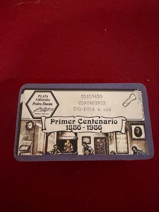 Cortapuros Plata Pedro Durán Centenario