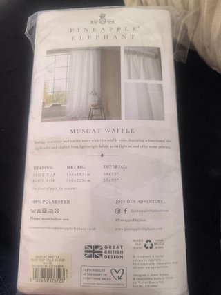 2 Tende in Voile 140x229cm