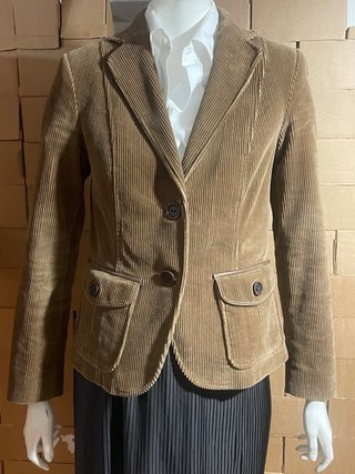 Americana pana Zara Basic M marrón