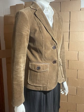 Americana pana Zara Basic M marrón