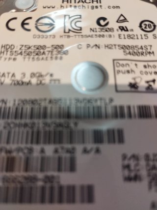 Disco Duro Hitachi Travelstar Z5K500 500GB