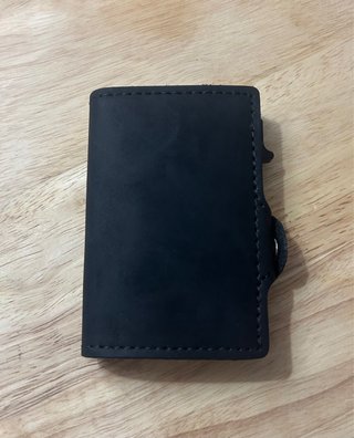 Cartera Tarjetero RFID Negra