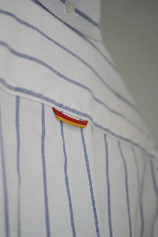 Camisa Spagnolo Rayas Celestes Talla M