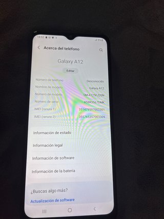 Samsung Galaxy A12 Negro