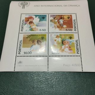 5 Hojas Bloque Nuevas Portugal Sellos