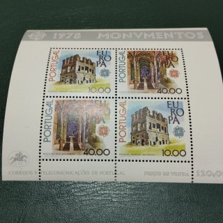 5 Hojas Bloque Nuevas Portugal Sellos