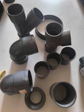 Material fontanería PVC
