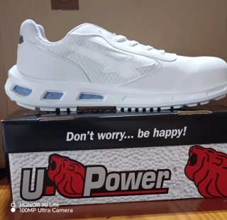 Calzado de seguridad U-Power blanco