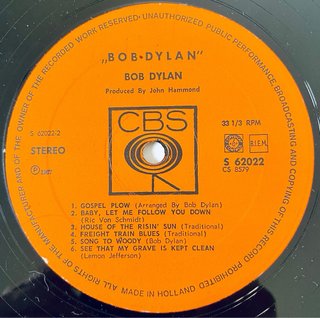 Bob Dylan – Bob Dylan | LP Vinilo