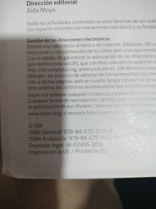 Libros de texto de 1° de ESO