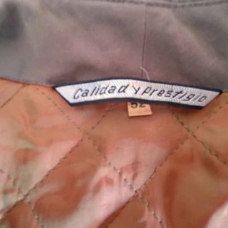 Gabardina gris larga