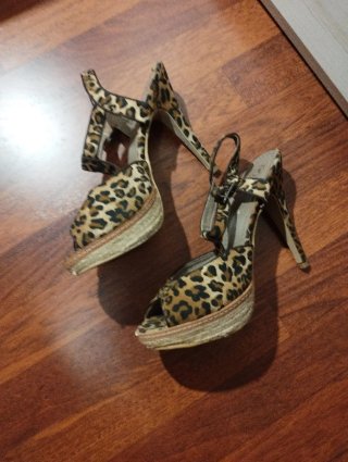 Lote Zapatos Sandalias Tacón Talla 40 41