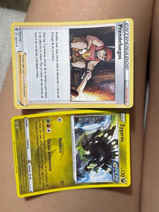 Cartas Pokémon VMAX y Entrenador
