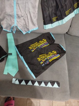 Cosplay Hatsune Miku Disfraz Talla M+peluca