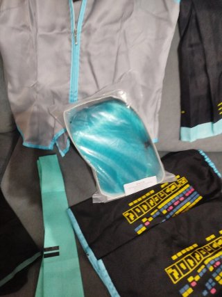 Cosplay Hatsune Miku Disfraz Talla M+peluca