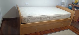 Cama nido 1.05m con ambos colchones incluidos