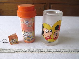 Bicchiere Diddl and Pimboli e Boccale Mickey Mouse