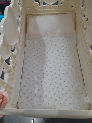 Cuna Nenuco Vintage 1991 con Dosel y Cortinas