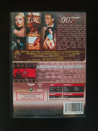 DVD Desde Rusia con Amor - Edición Especial 007