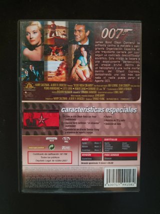 DVD Desde Rusia con Amor - Edición Especial 007