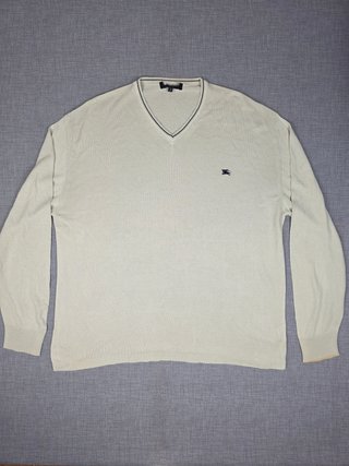 Jersey Burberry Vintage Beis Cuello en V XL/XXL
