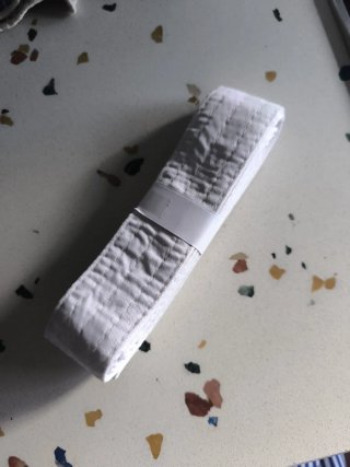 Cinturón blanco judo talla 210
