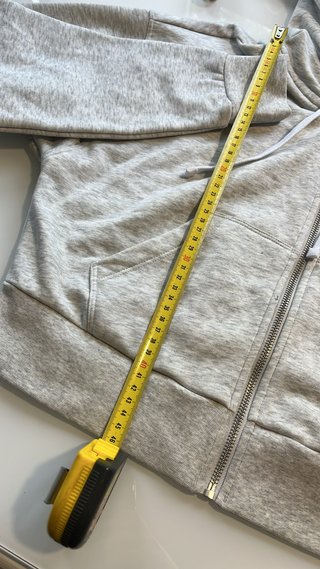 Sudadera Converse gris con cremallera