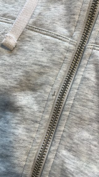 Sudadera Converse gris con cremallera