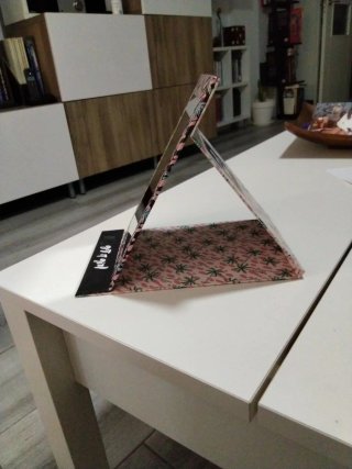 Espejo de mesa decorado