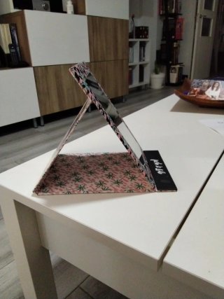Espejo de mesa decorado