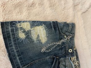 Minigonna vintage jeans
