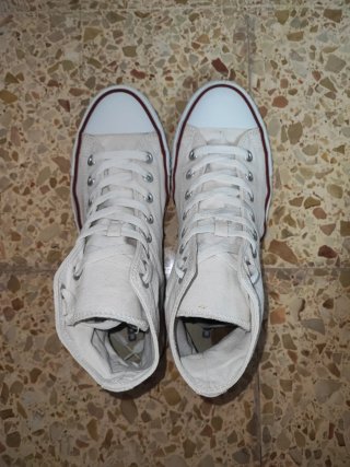 Converse Chuck Taylor Blancas Talla 41