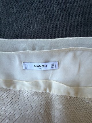 Top lentejuelas Mango Talla L