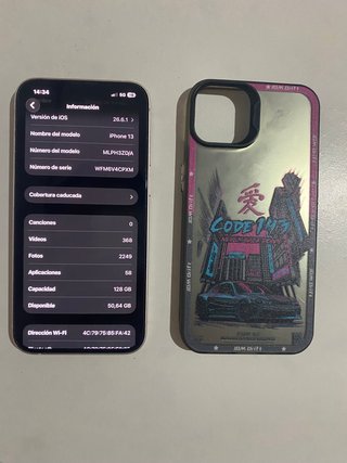 iPhone 13 Rosa con caja y bateria 85%