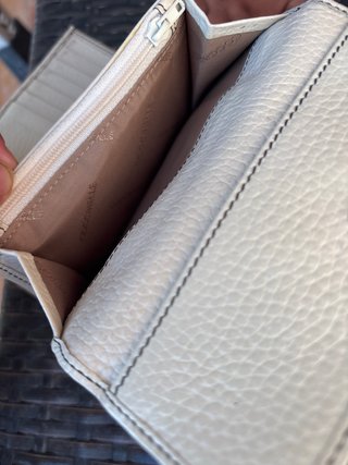 Portafoglio Coccinelle Beige e Argento