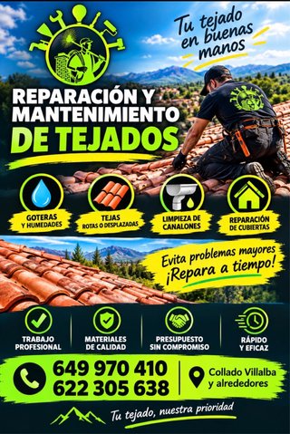 Reparación y mantenimiento de tejados