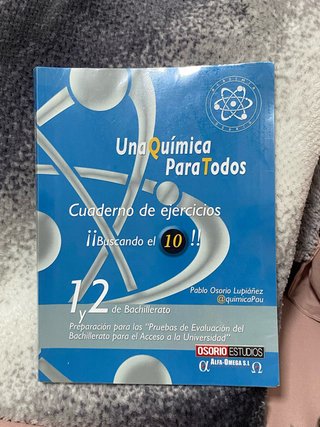 Libro de preparación de química para la PAU