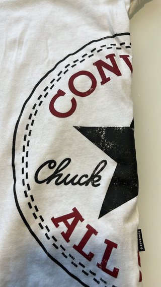 Camiseta Converse Blanca Logo Estrella
