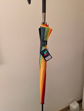 Sombrilla grande multicolor