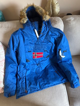 Abrigo Geographical Norway Azul