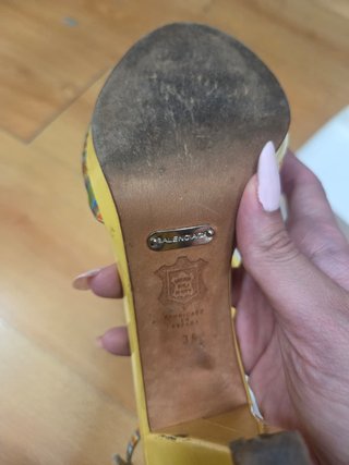 Sandalias Balenciaga tacón alto multicolor