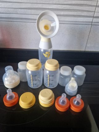 Pack sacaleches y biberones Medela