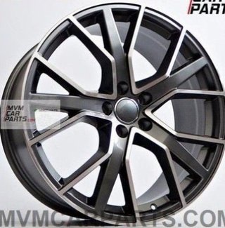 LLANTAS AUDI 22 PULGADAS 5X112 GUNMETAL