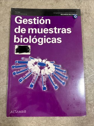 Libro gestión de muestras